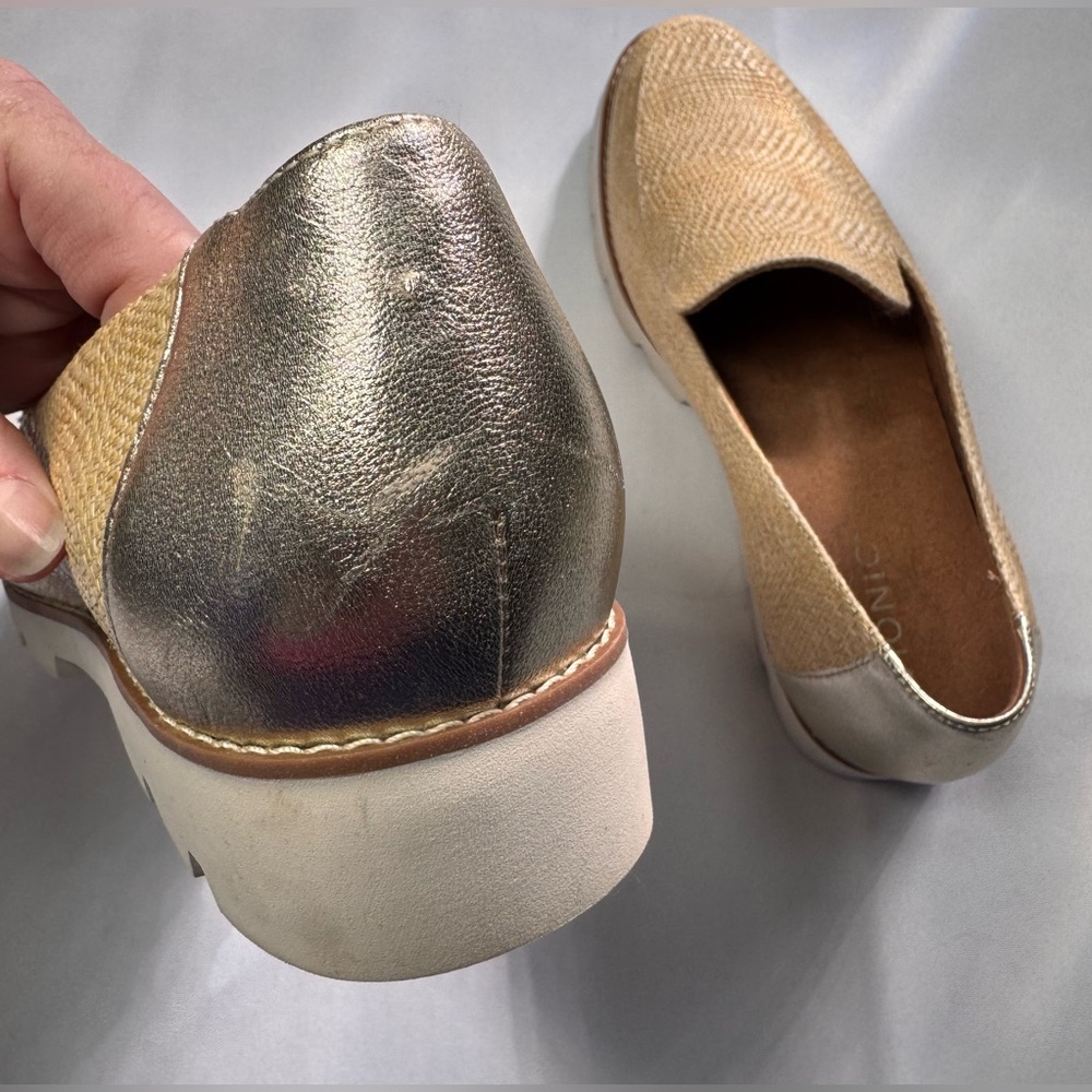 Vionic Raffia Platform Loafers Wide Width 10 - image 8